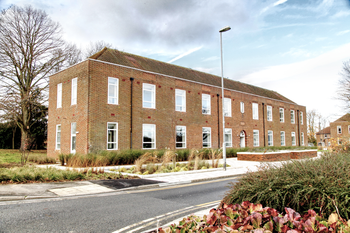 external view of new building