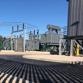 Photo of substation compound