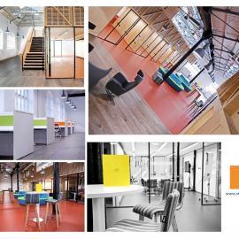 Collage of Photos - internal office space