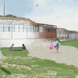 Artists impression of the new cafe